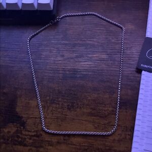 Zales Silver Men's Chain Necklace